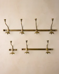 Duke Antique Brass Metal Wall Hooks
