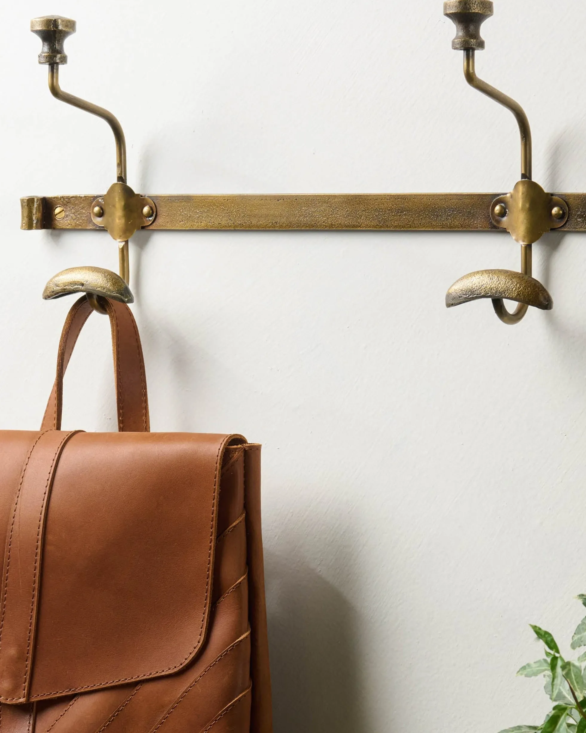 Duke Antique Brass Metal Wall Hooks