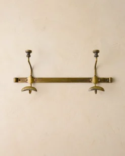 Duke Antique Brass Metal Wall Hooks
