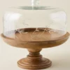 Eliane Etched Glass Cake Stand