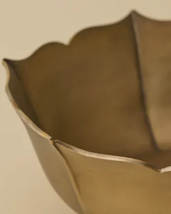 Ellie Antiqued Brass Decorative Bowl
