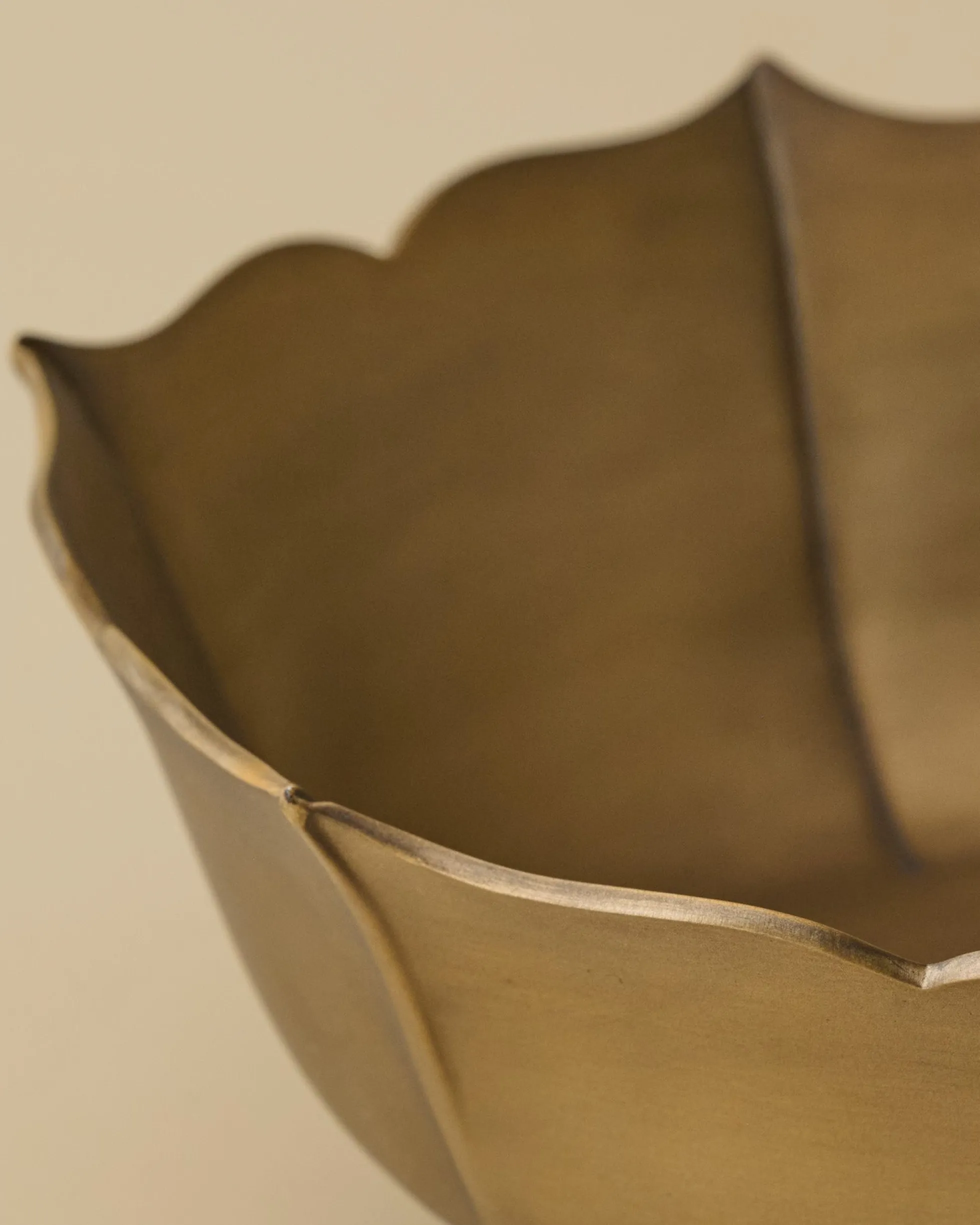 Ellie Antiqued Brass Decorative Bowl