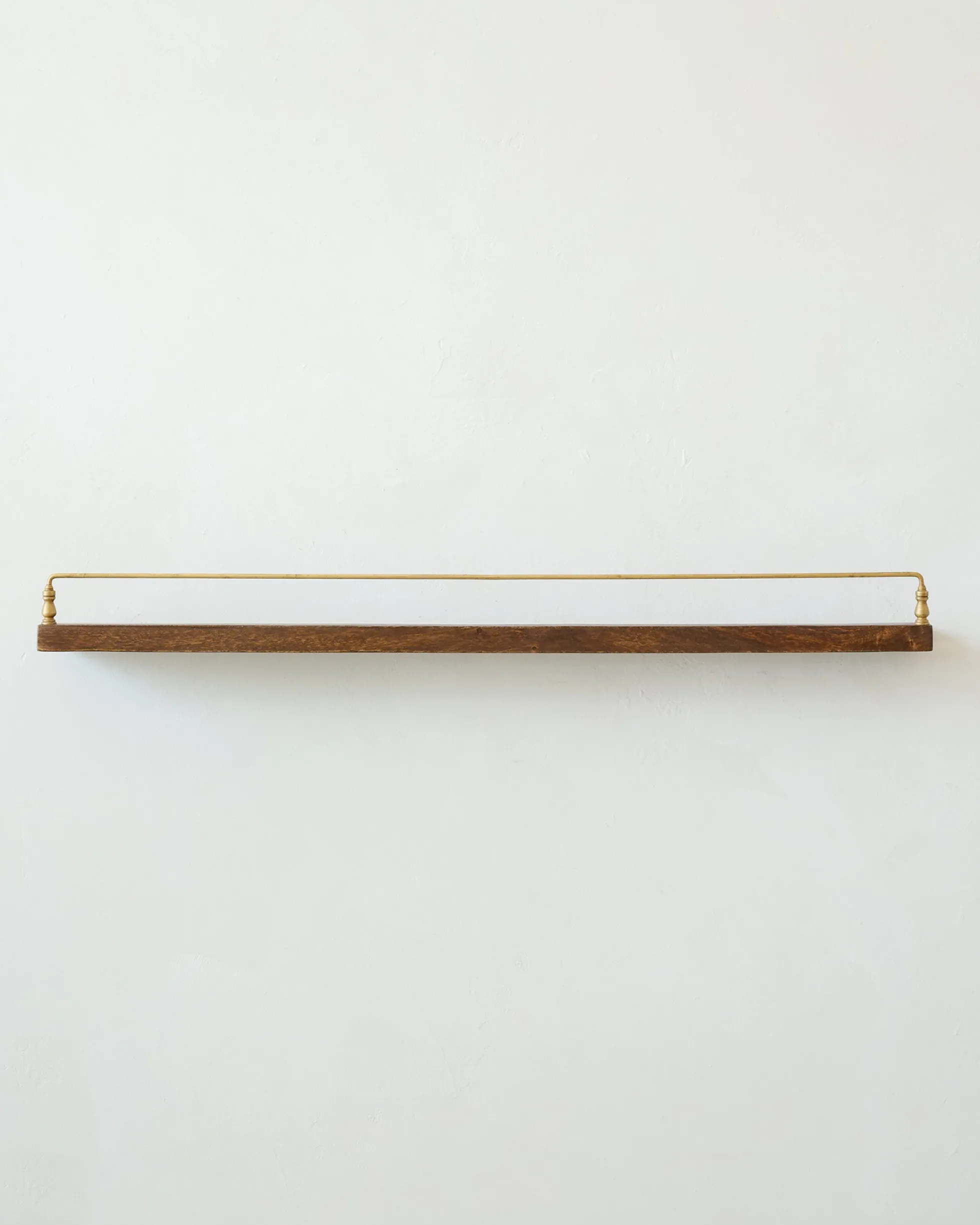 Elliott Wood and Brass Picture Ledge