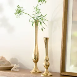 Embry Solid Brass Bud Vase