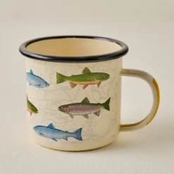 Enamel Fish Mug