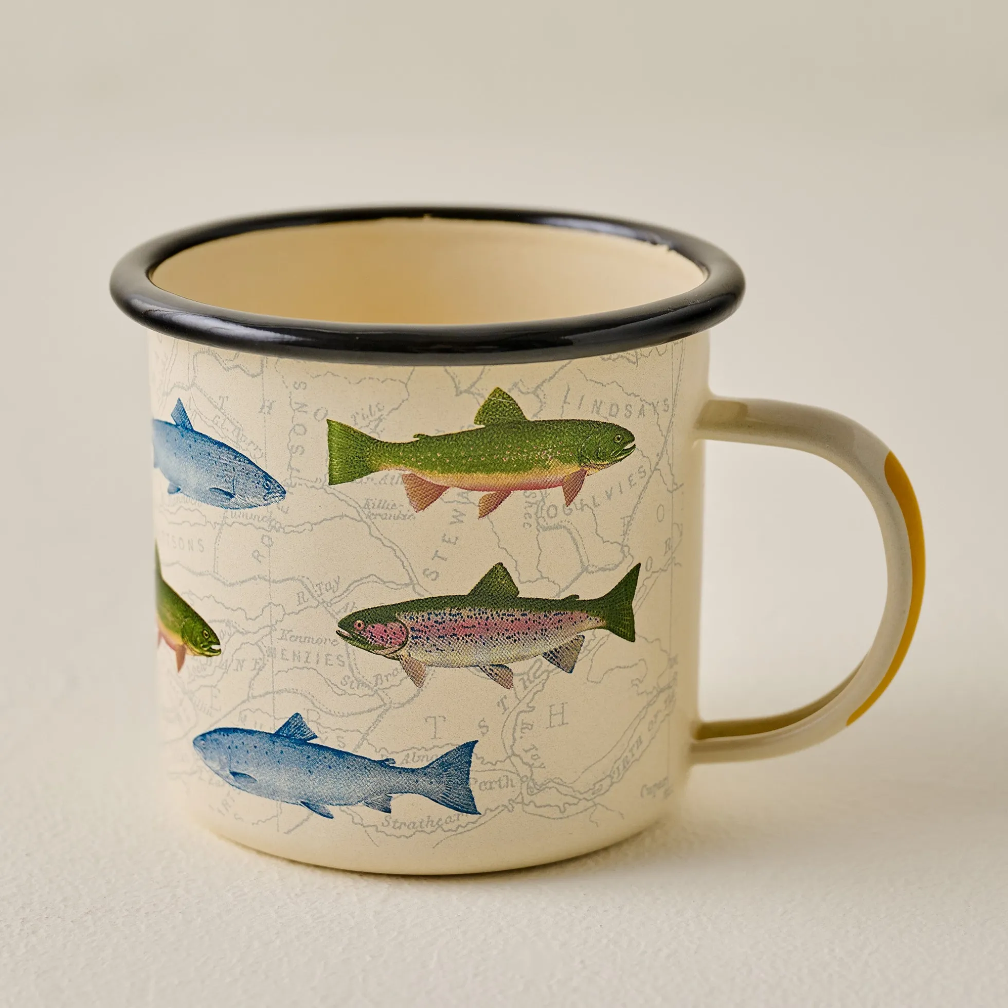Enamel Fish Mug