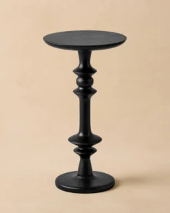 Enzo Turned Wood Drink Table
