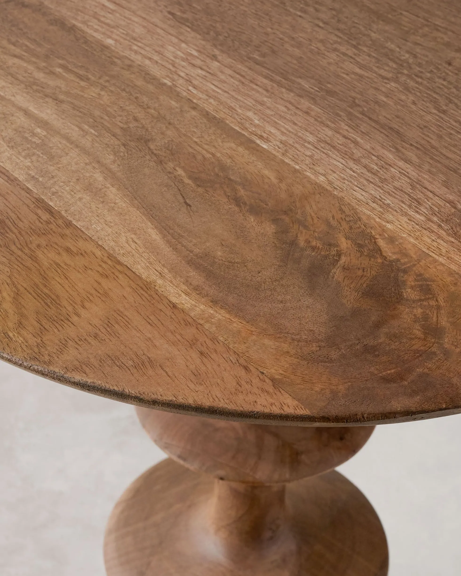 Enzo Turned Wood Side Table