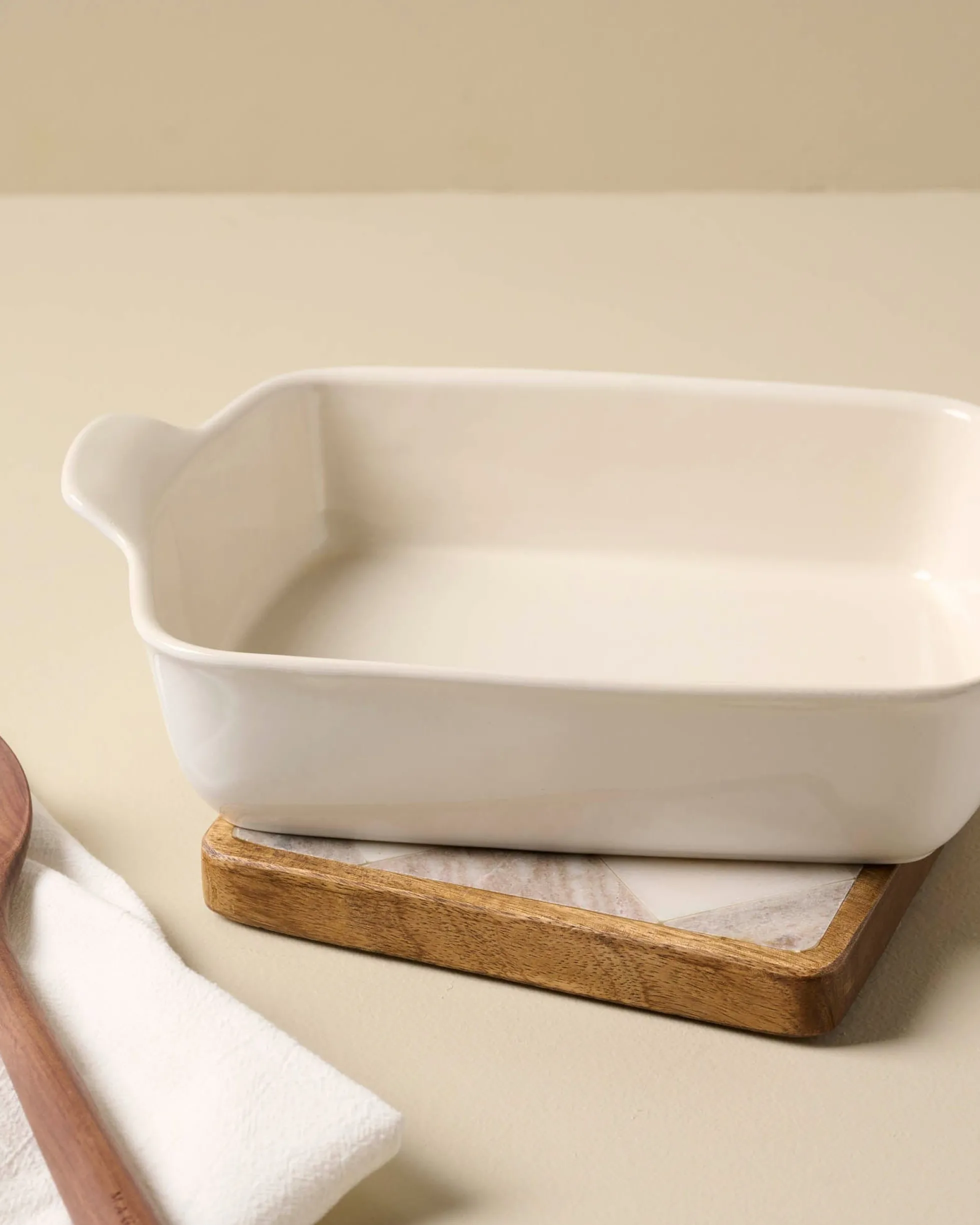 Everett Checkered Marble Trivet
