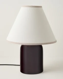 Farrah Table Lamp - Deep Burgundy