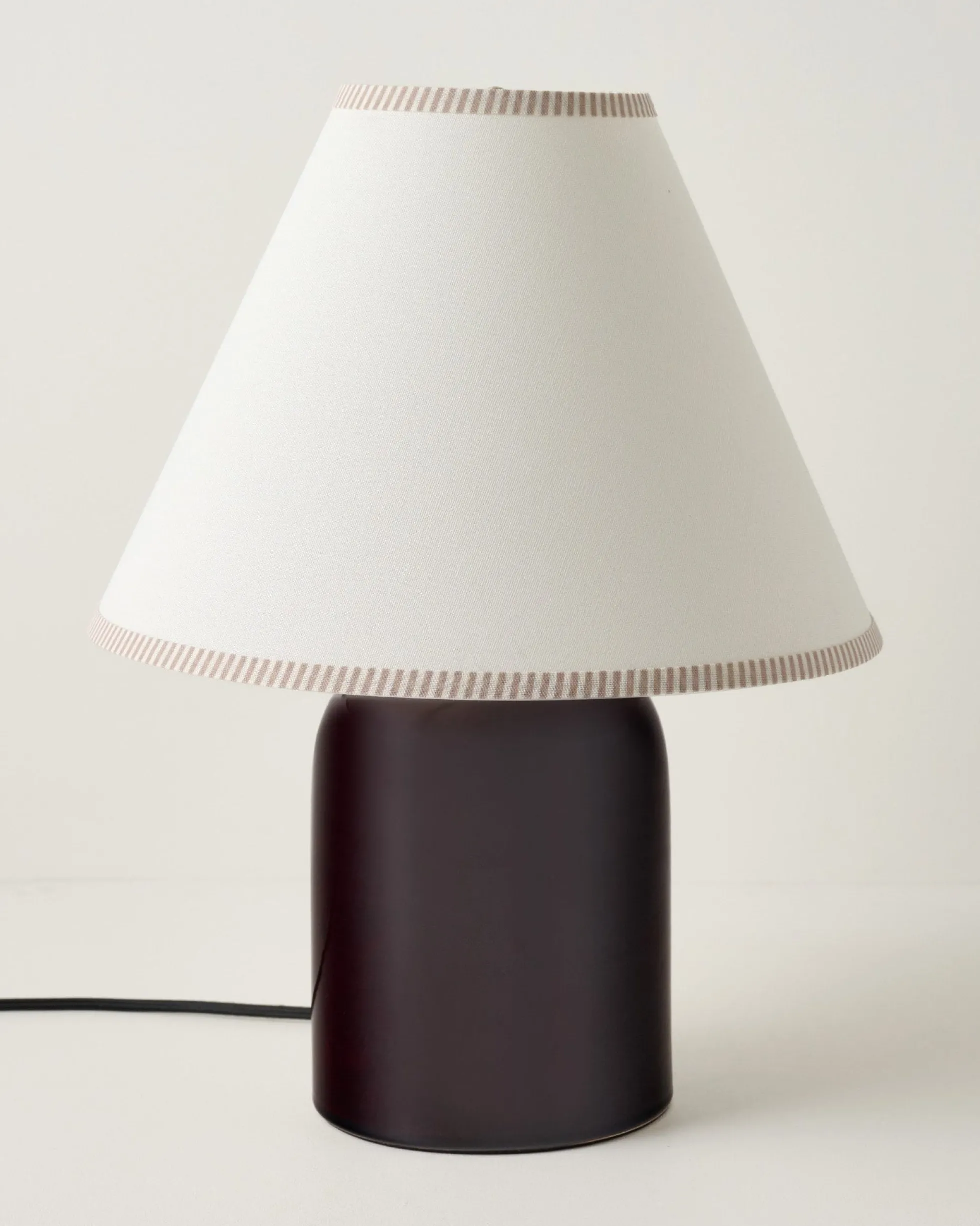 Farrah Table Lamp - Deep Burgundy