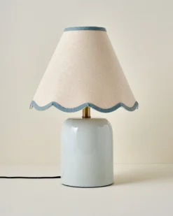 Farrah Table Lamp - Mist Blue