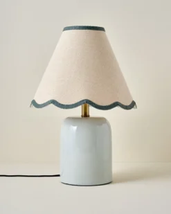 Farrah Table Lamp - Mist Blue