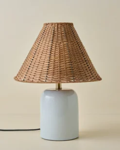 Farrah Table Lamp - Mist Blue