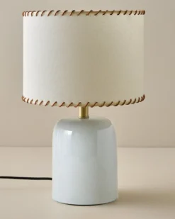 Farrah Table Lamp - Mist Blue
