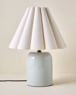 Farrah Table Lamp - Mist Blue