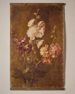 Floral Trio Vintage Tapestry