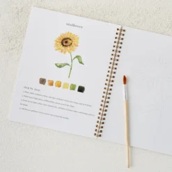 Flowers Watercolor Workbook