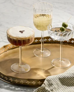 Fluted Coupe Glass