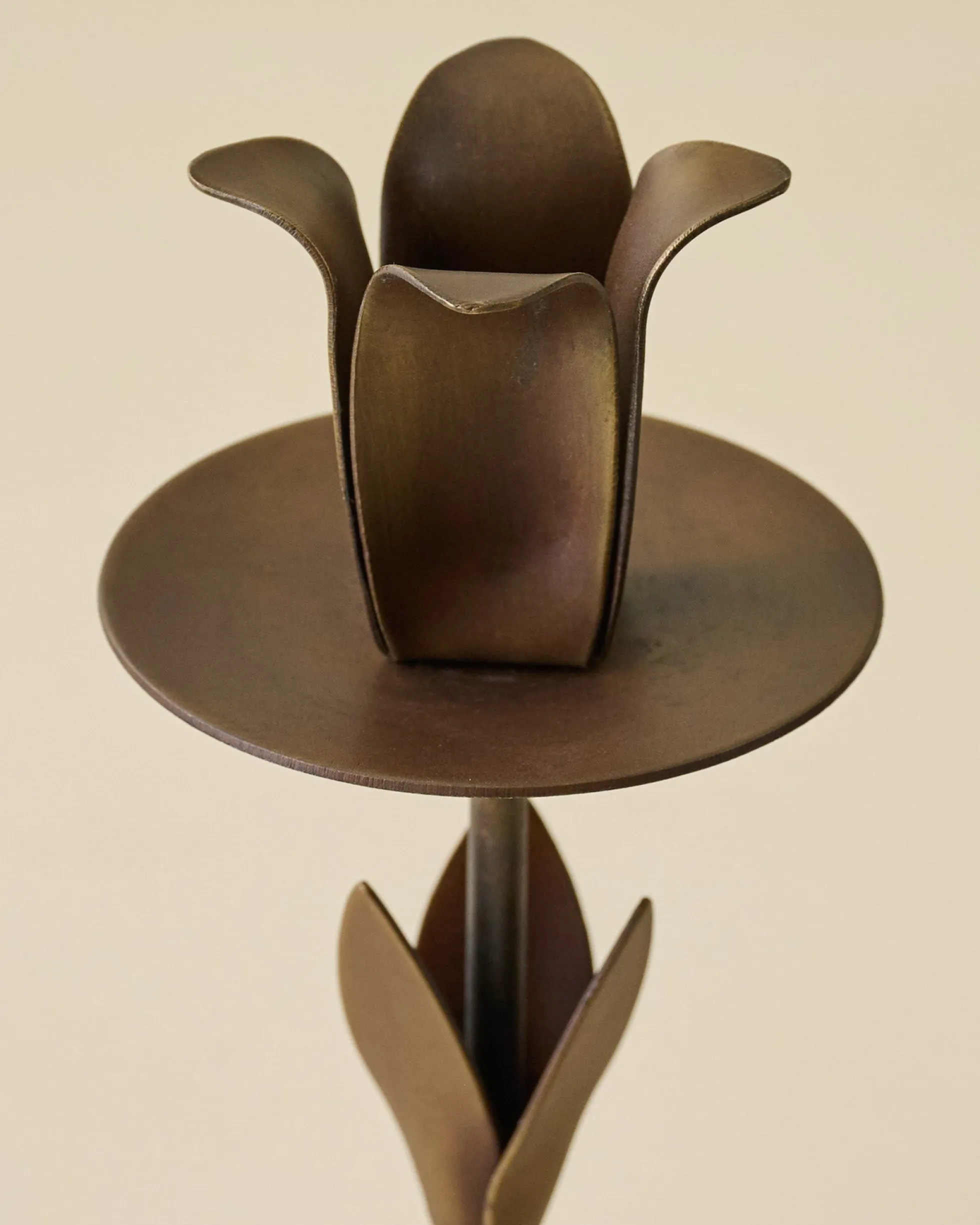 Forged Tulip Candelabra