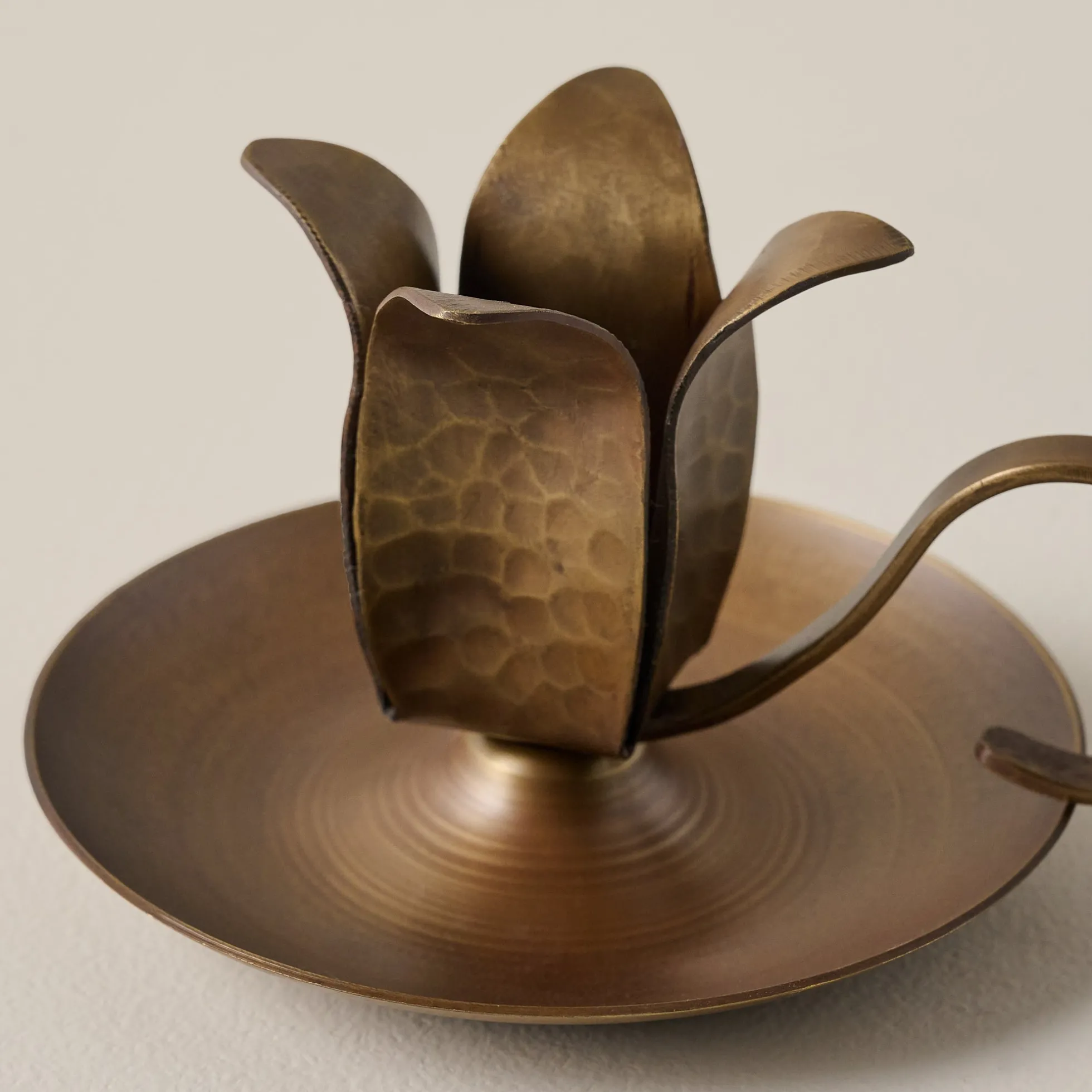 Forged Tulip Chamberstick