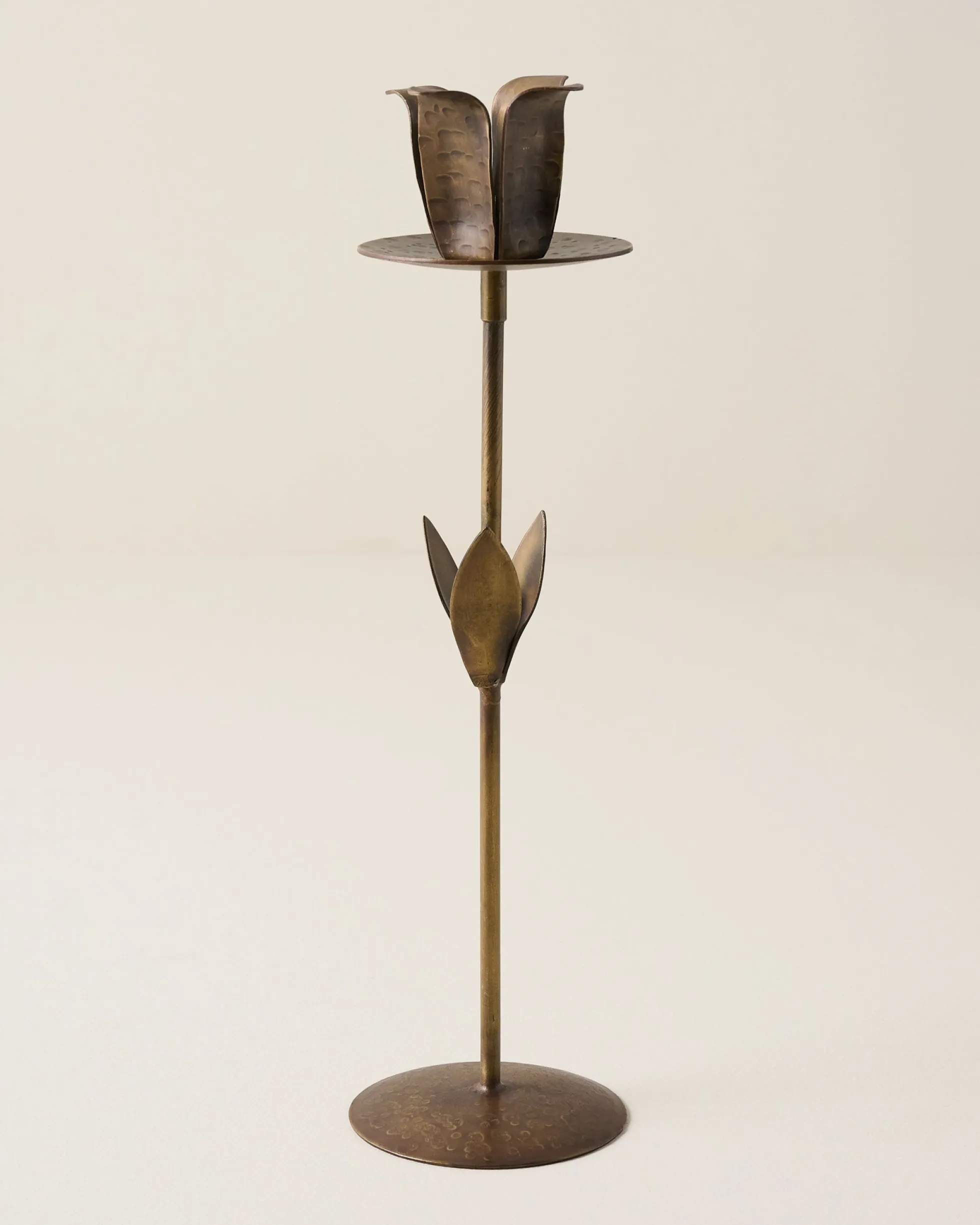 Forged Tulip Taper Holder