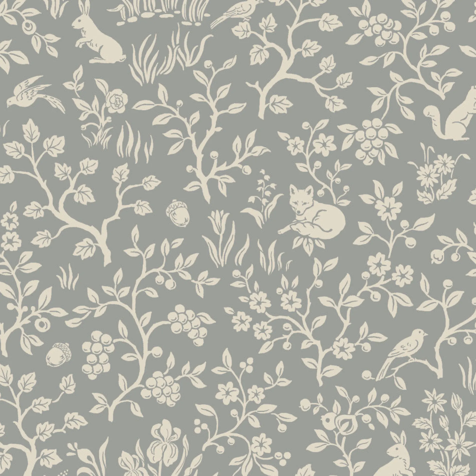 Fox & Hare Wallpaper