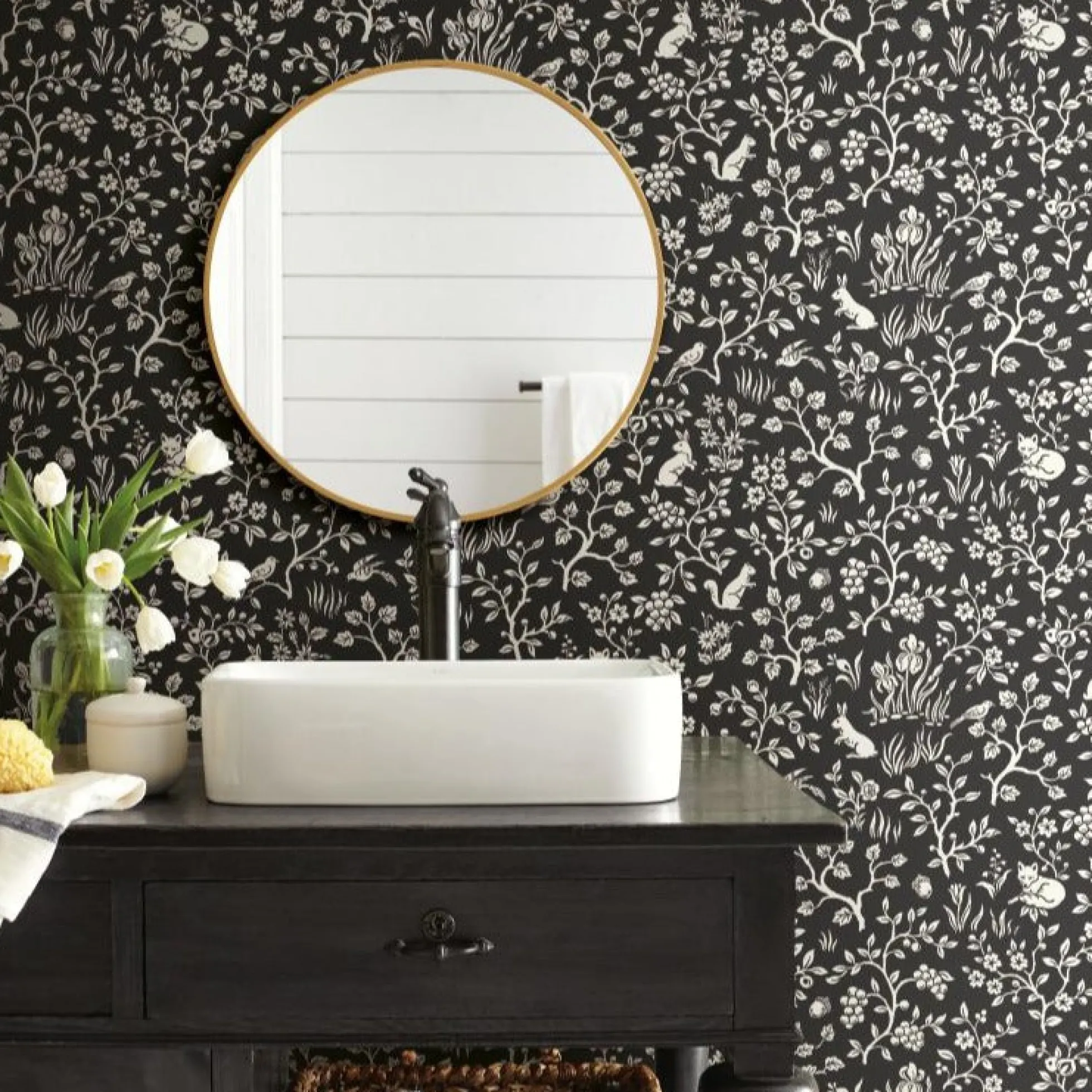 Fox & Hare Wallpaper