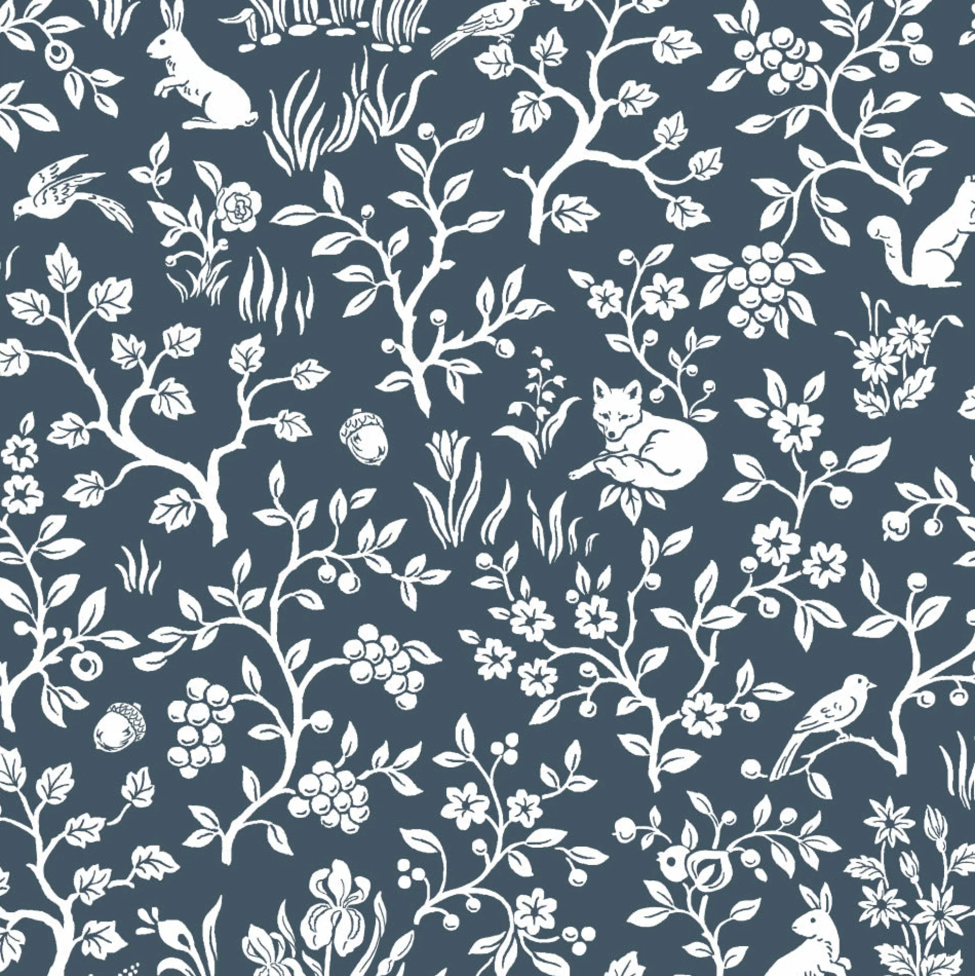 Fox & Hare Wallpaper