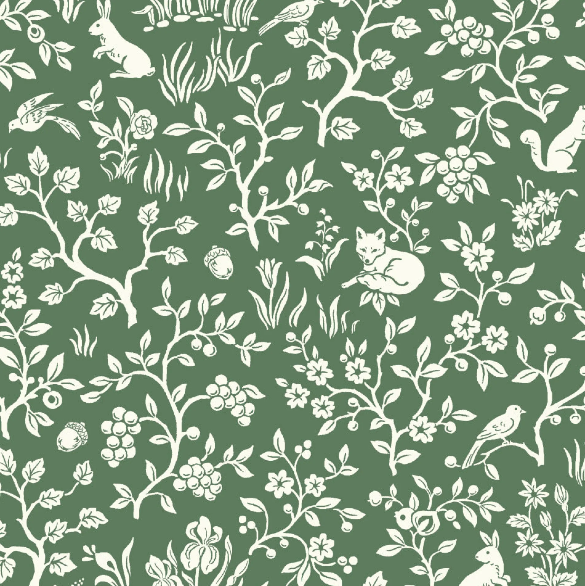 Fox & Hare Wallpaper