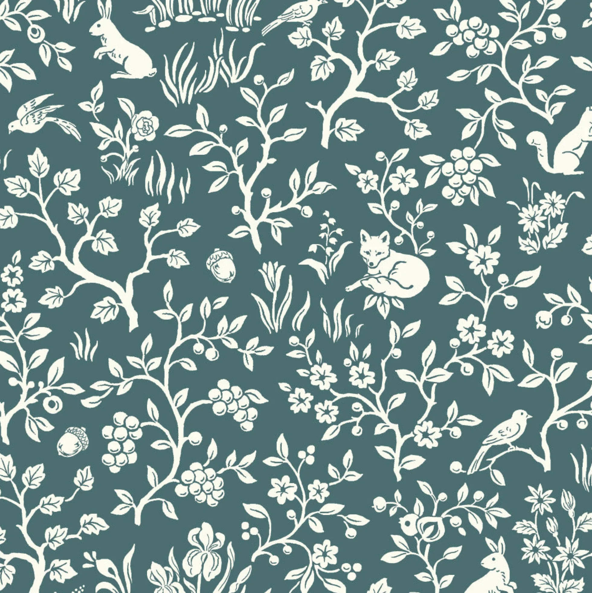 Fox & Hare Wallpaper