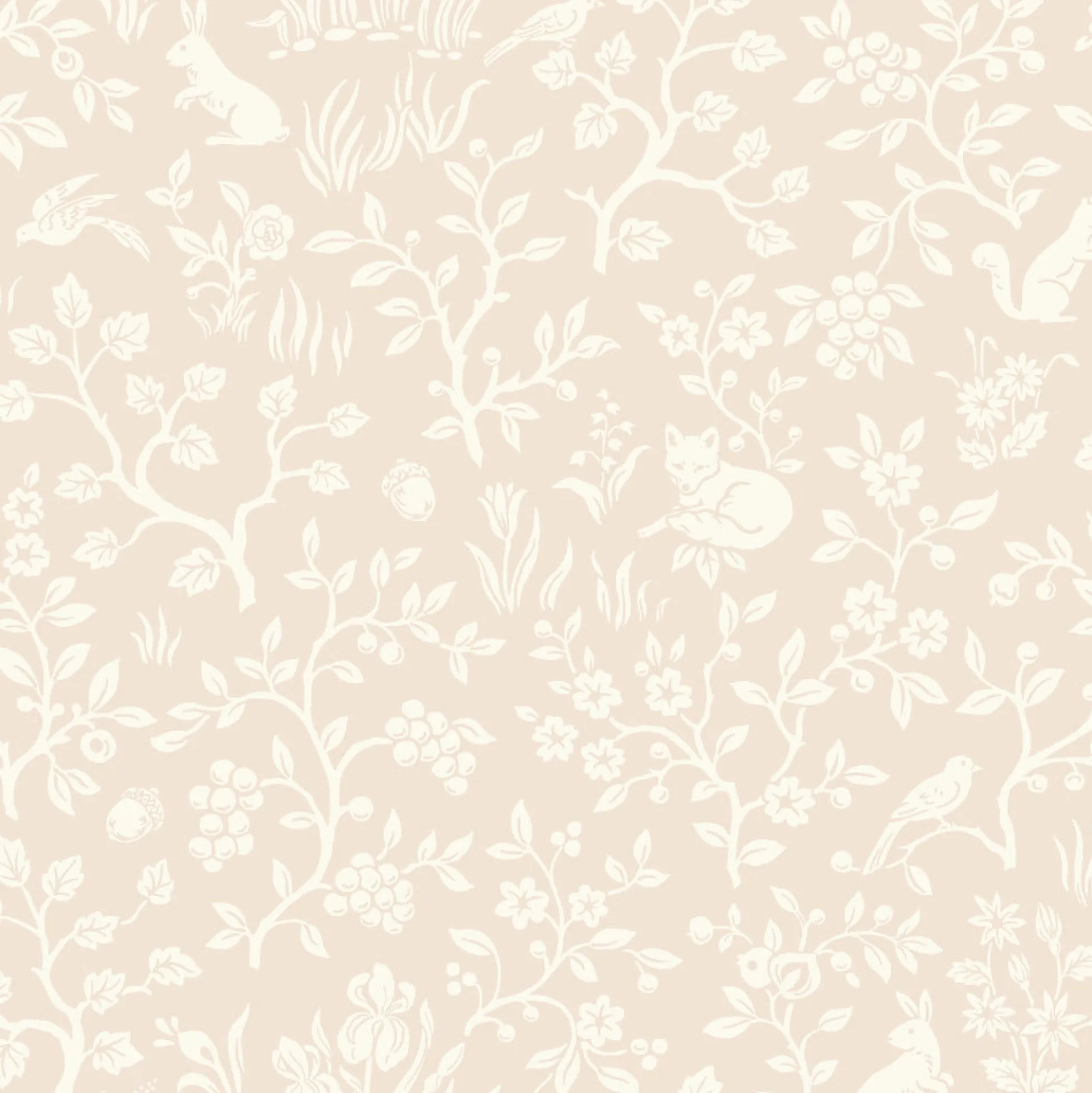 Fox & Hare Wallpaper