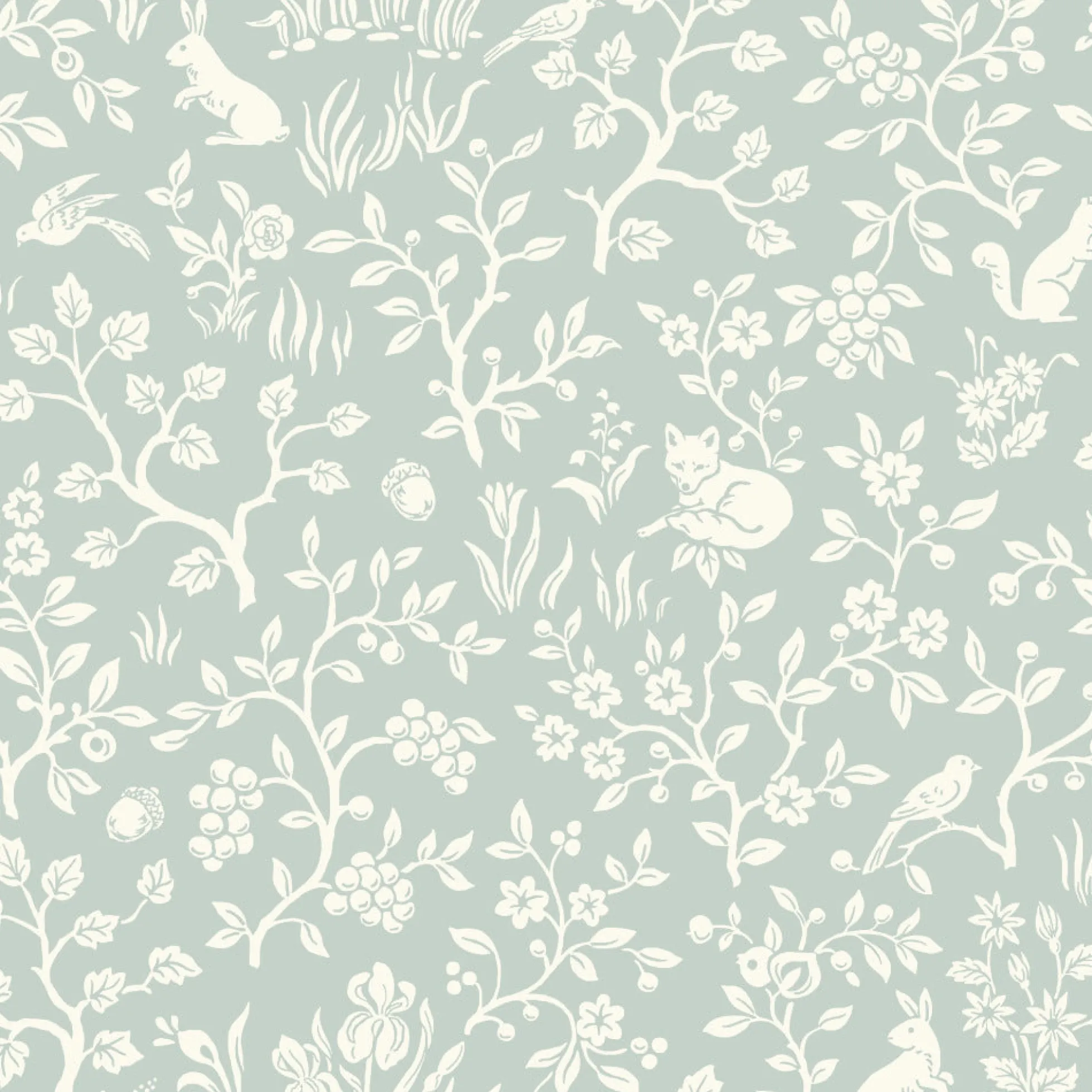 Fox & Hare Wallpaper