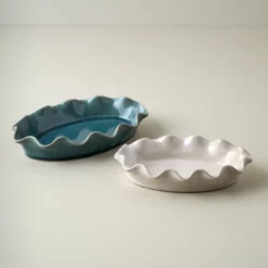 Frankie Ruffled Ceramic Tray