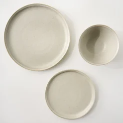 French Grey 3-Piece Place Setting