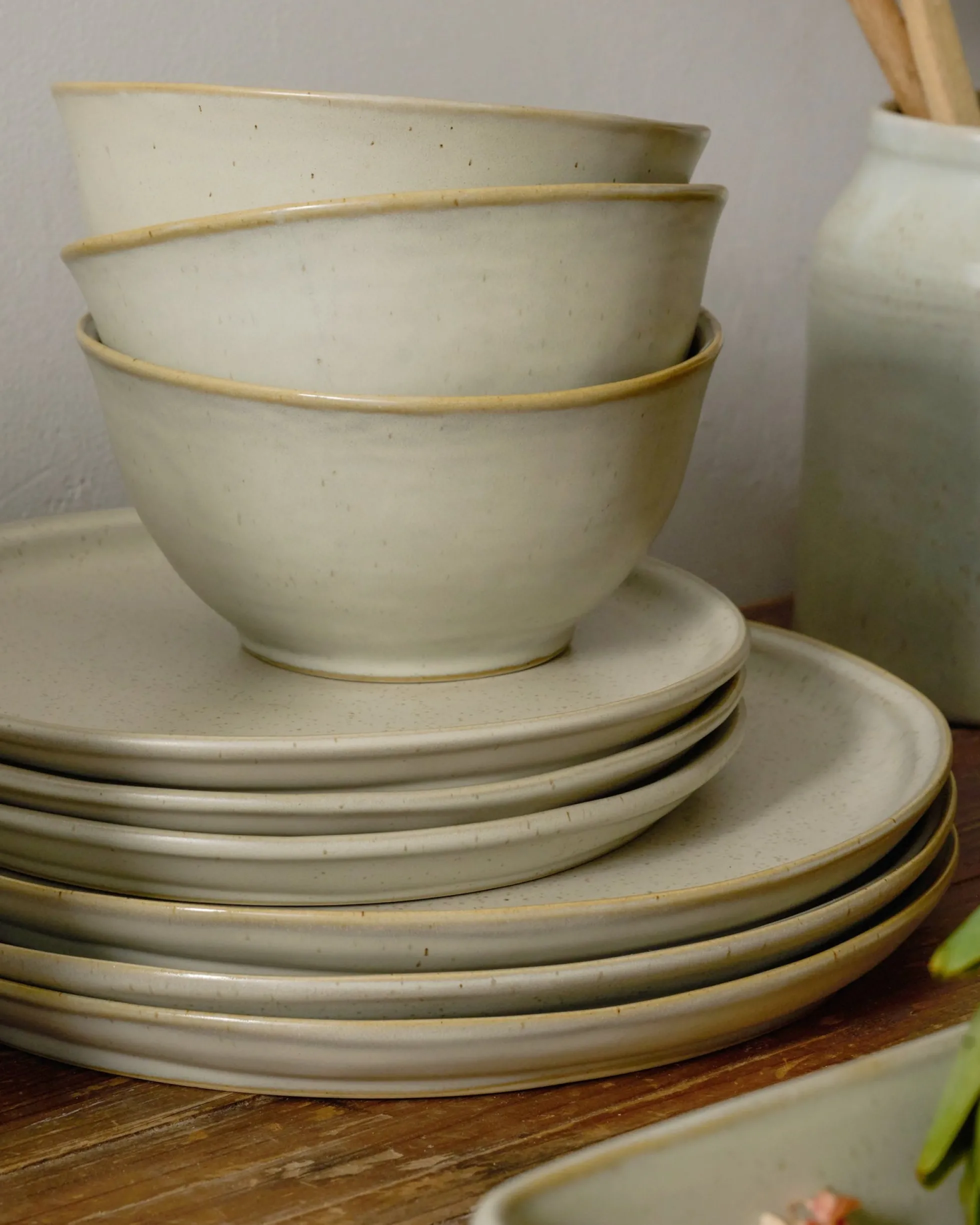 French Grey Plate