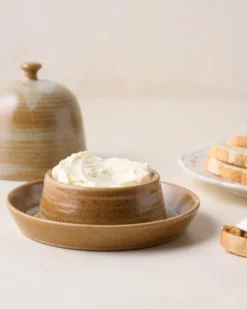 French Grey Reduction Fire Butter Dish