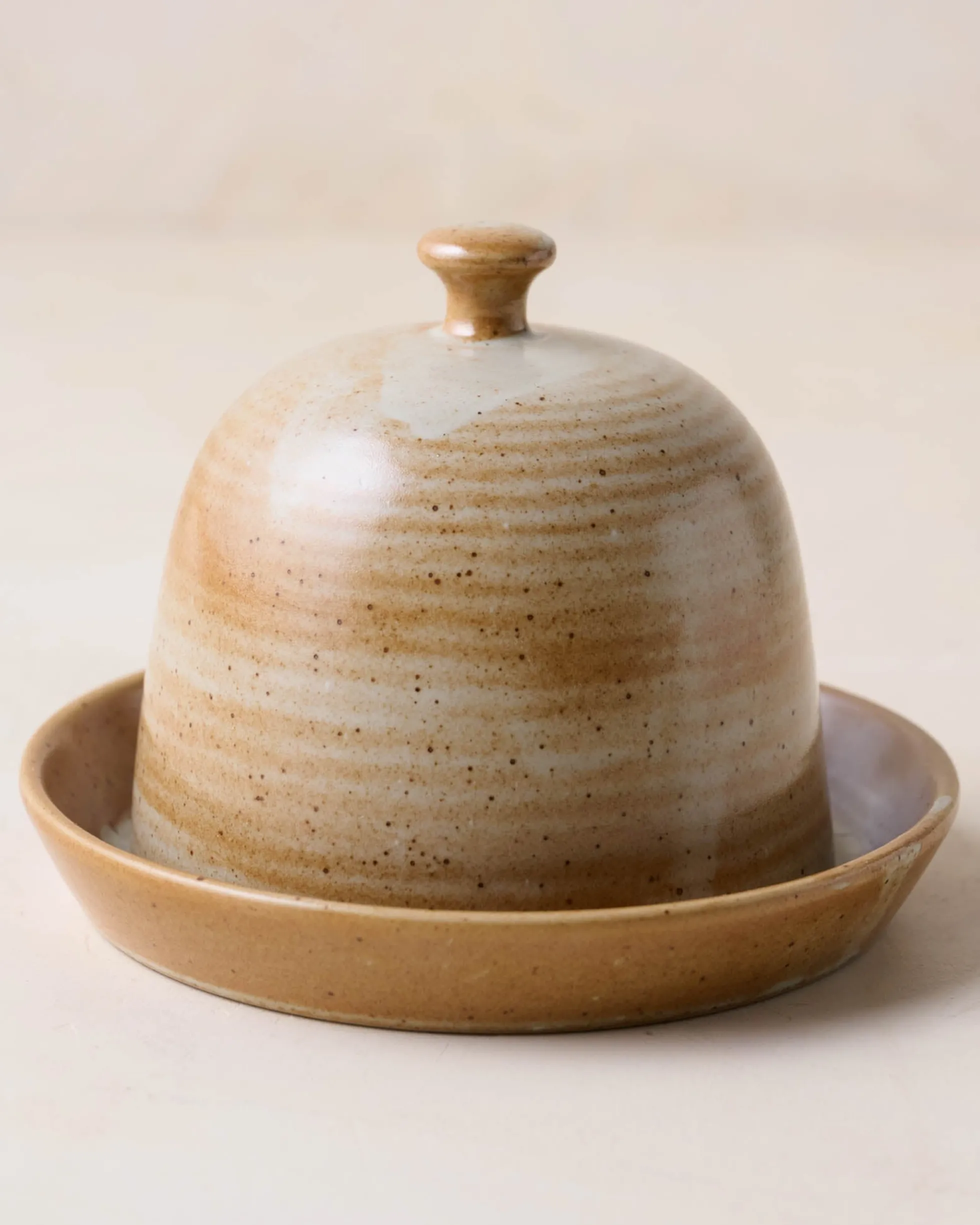 French Grey Reduction Fire Butter Dish
