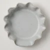 French Grey Ruffle Spoon Rest