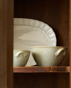 French Grey Serving Bowl Set