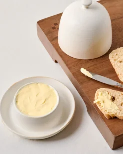 French White Butter Dish