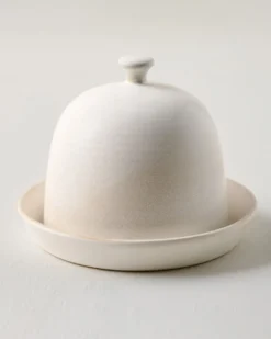 French White Butter Dish