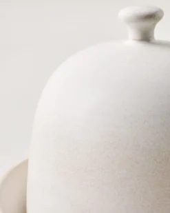 French White Butter Dish