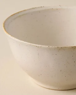 French White Speckle Cereal Bowl
