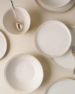 French White Speckle Cereal Bowl