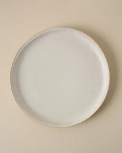 French White Speckle Plate