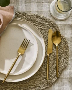 French White Speckle Plate