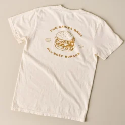 Gaines Bros Burger Ivory Tee