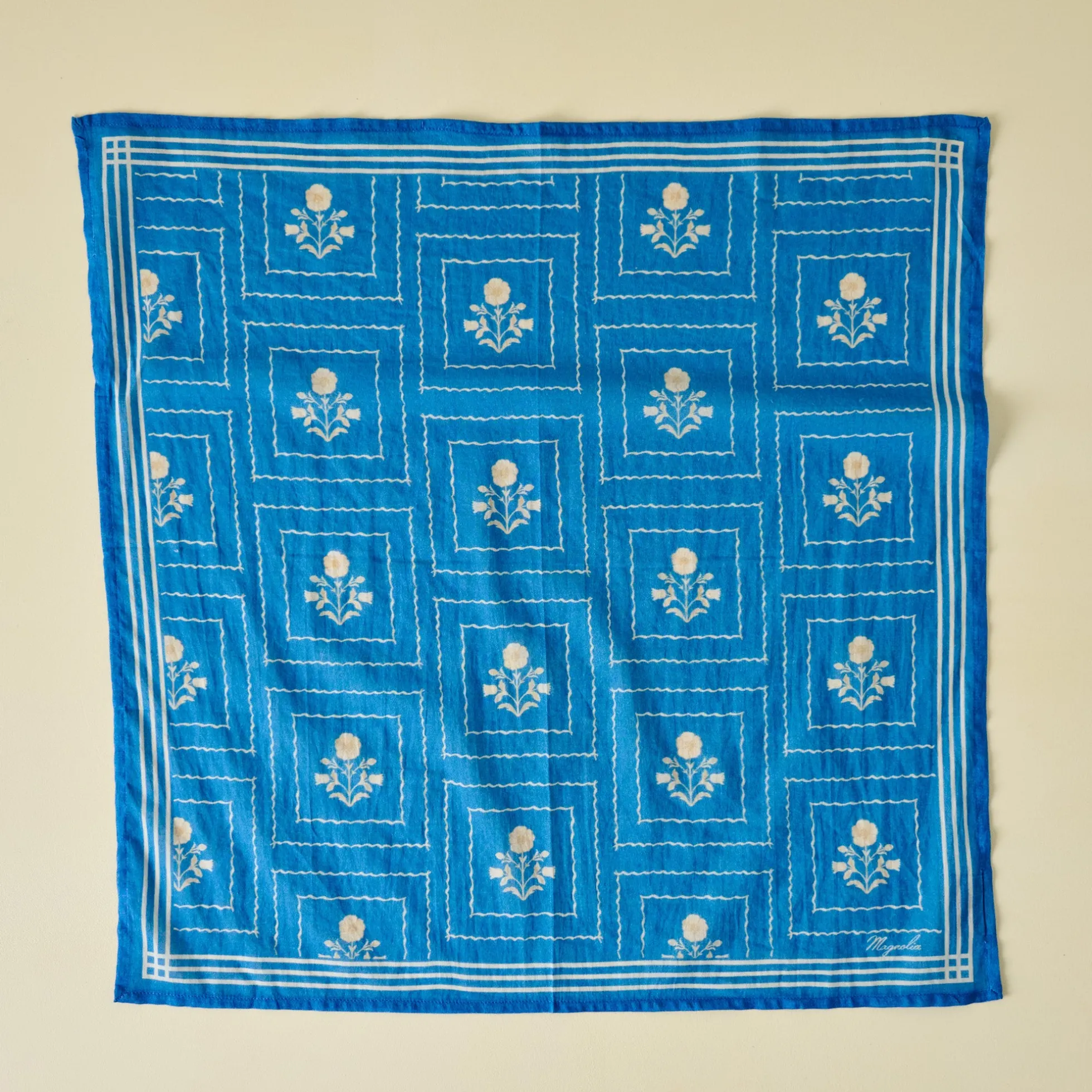 Garden Blue Bandana