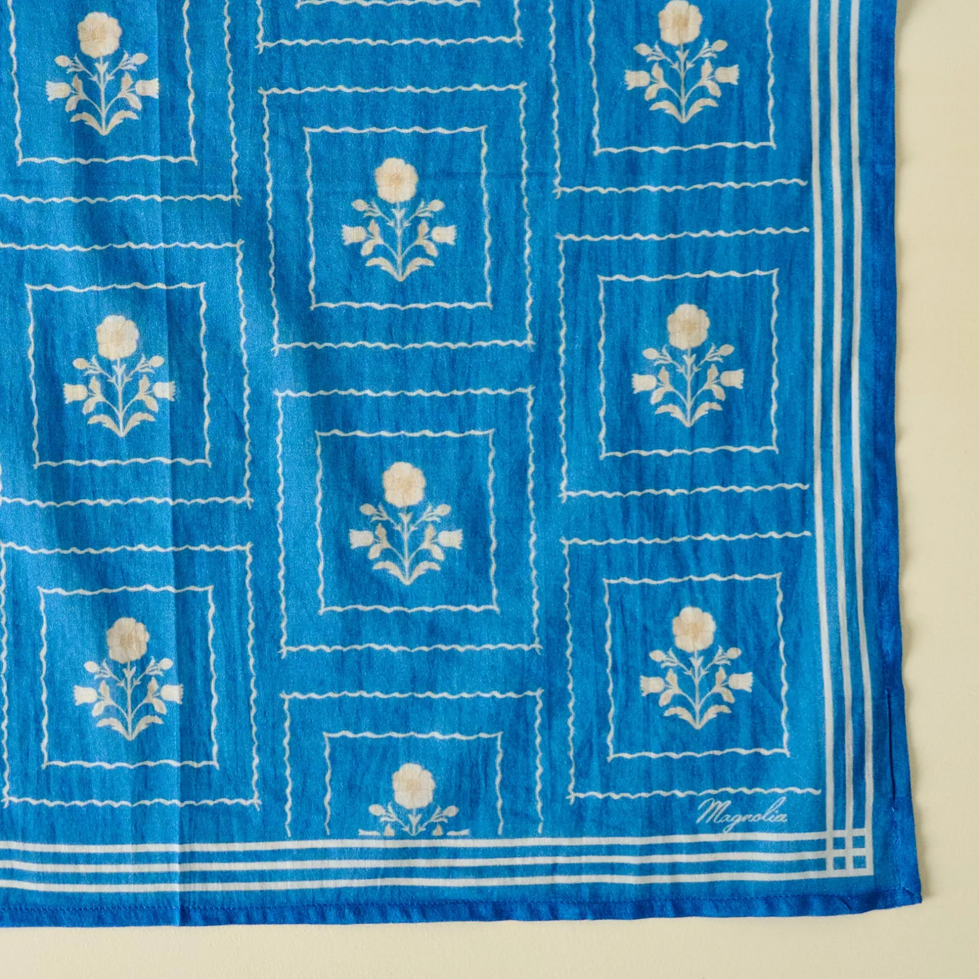 Garden Blue Bandana